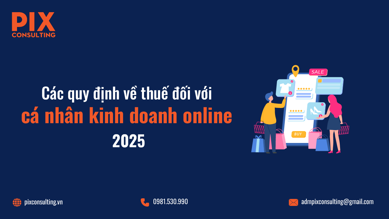Các quy định thuế đối với cá nhân bán hàng online